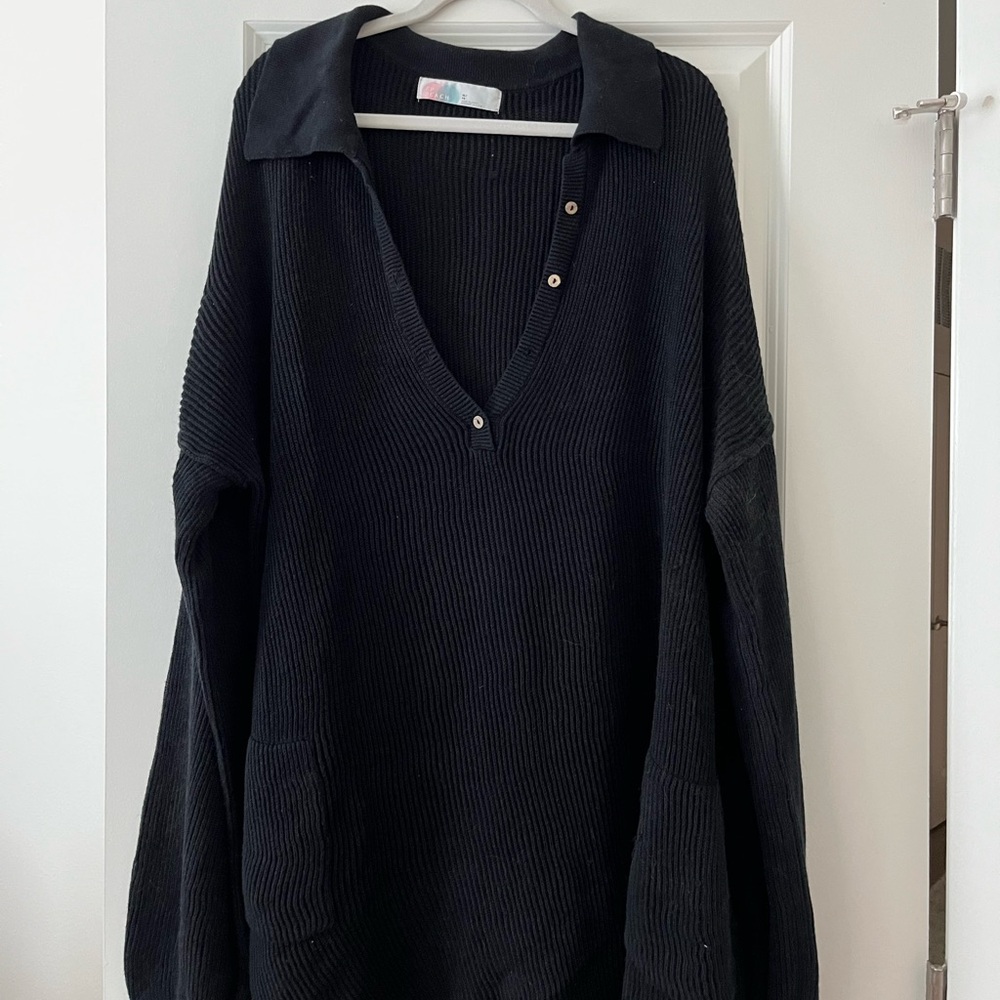 Free People Sweater Romper